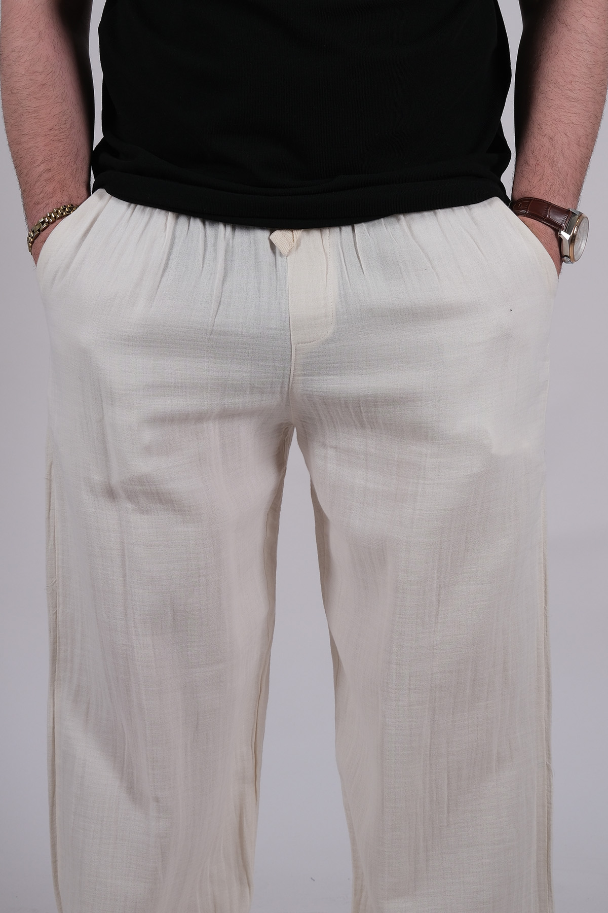 5232/8 PANTOLON (MÜSLİN) BEJ