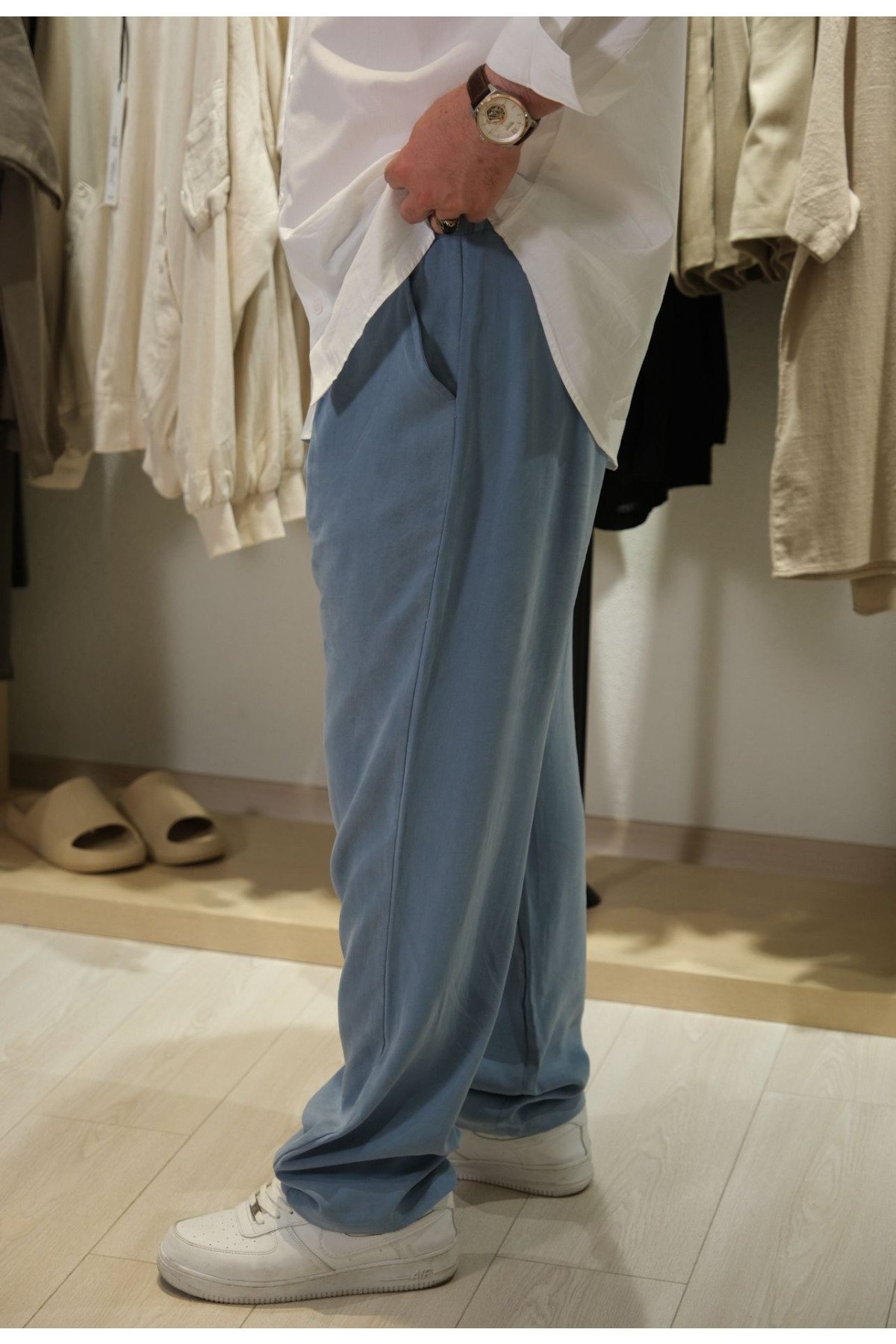 MODAL PANTOLON AÇIK MAVİ