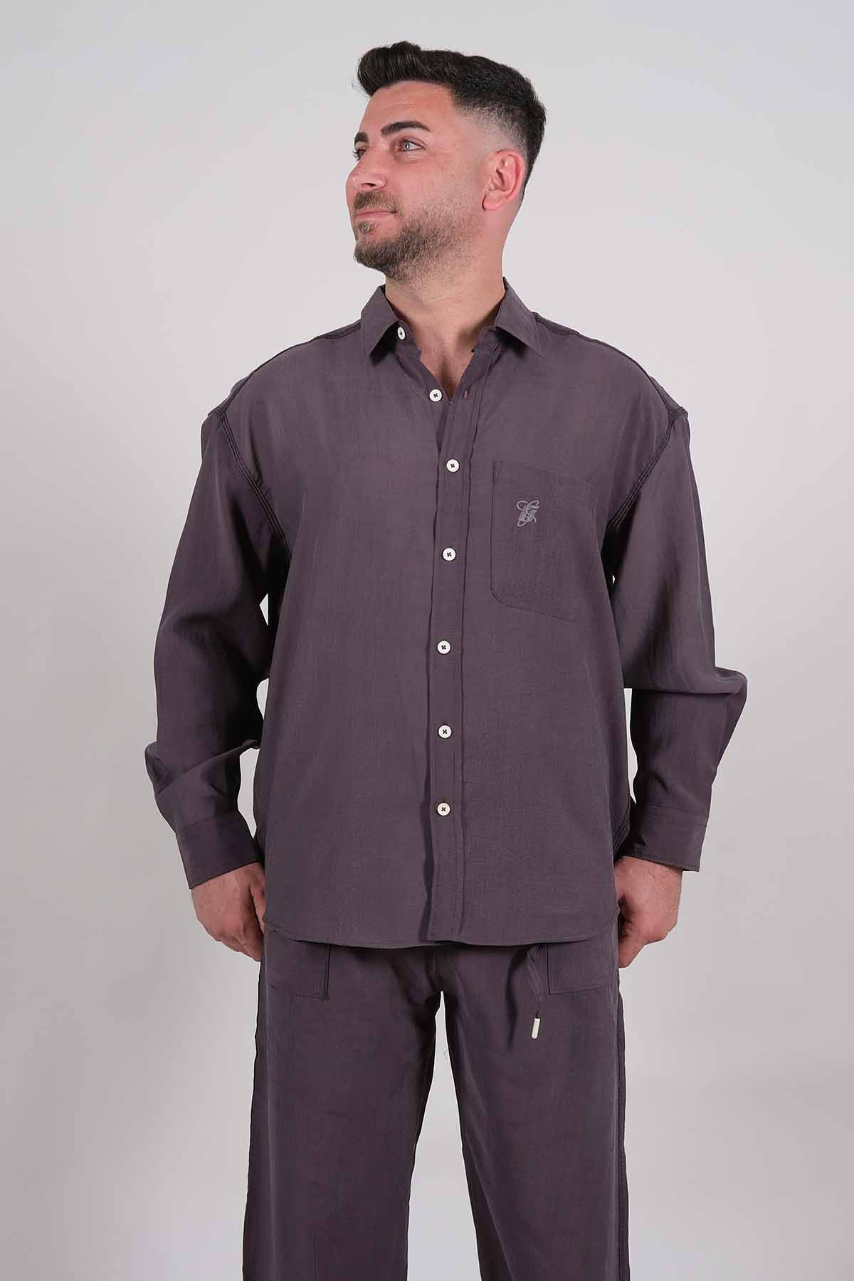 ANTRASİT TENCEL TAKIM