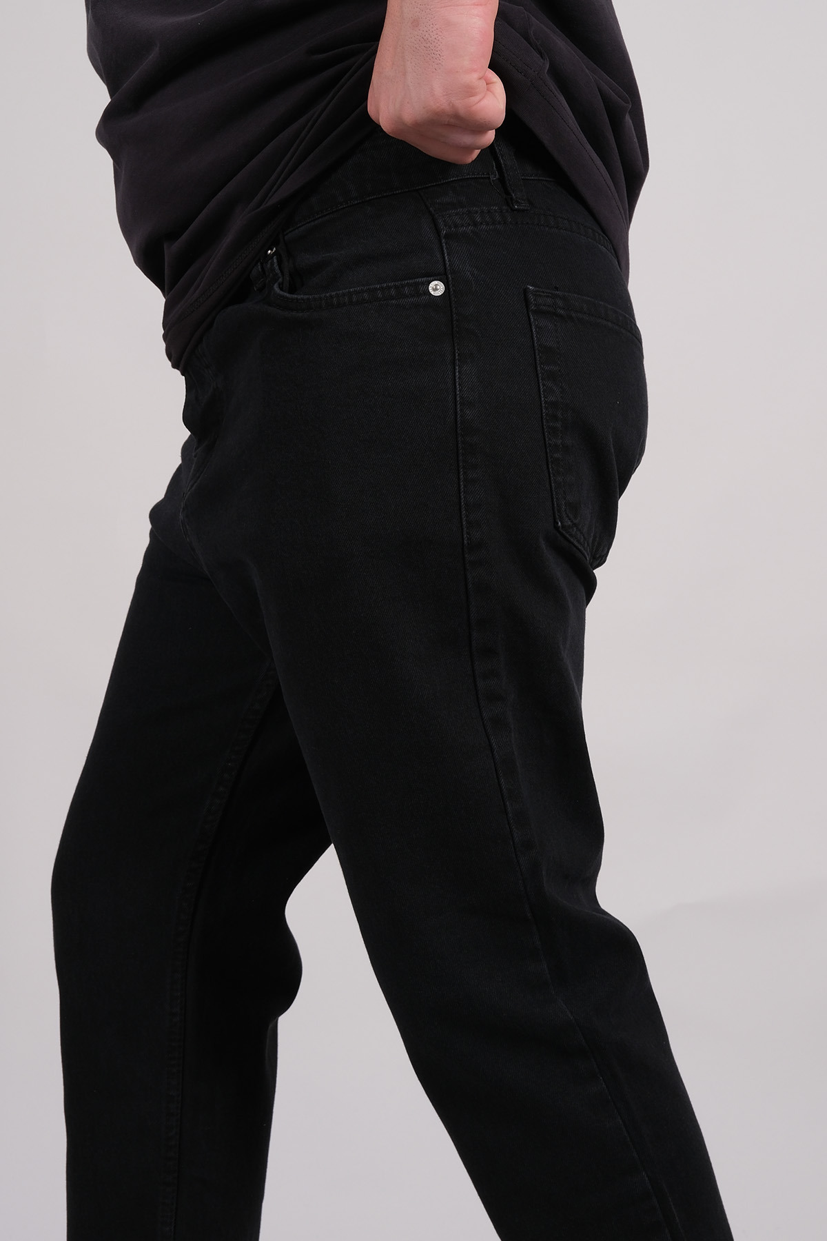 BOYFRİEND SİYAH PANTOLON