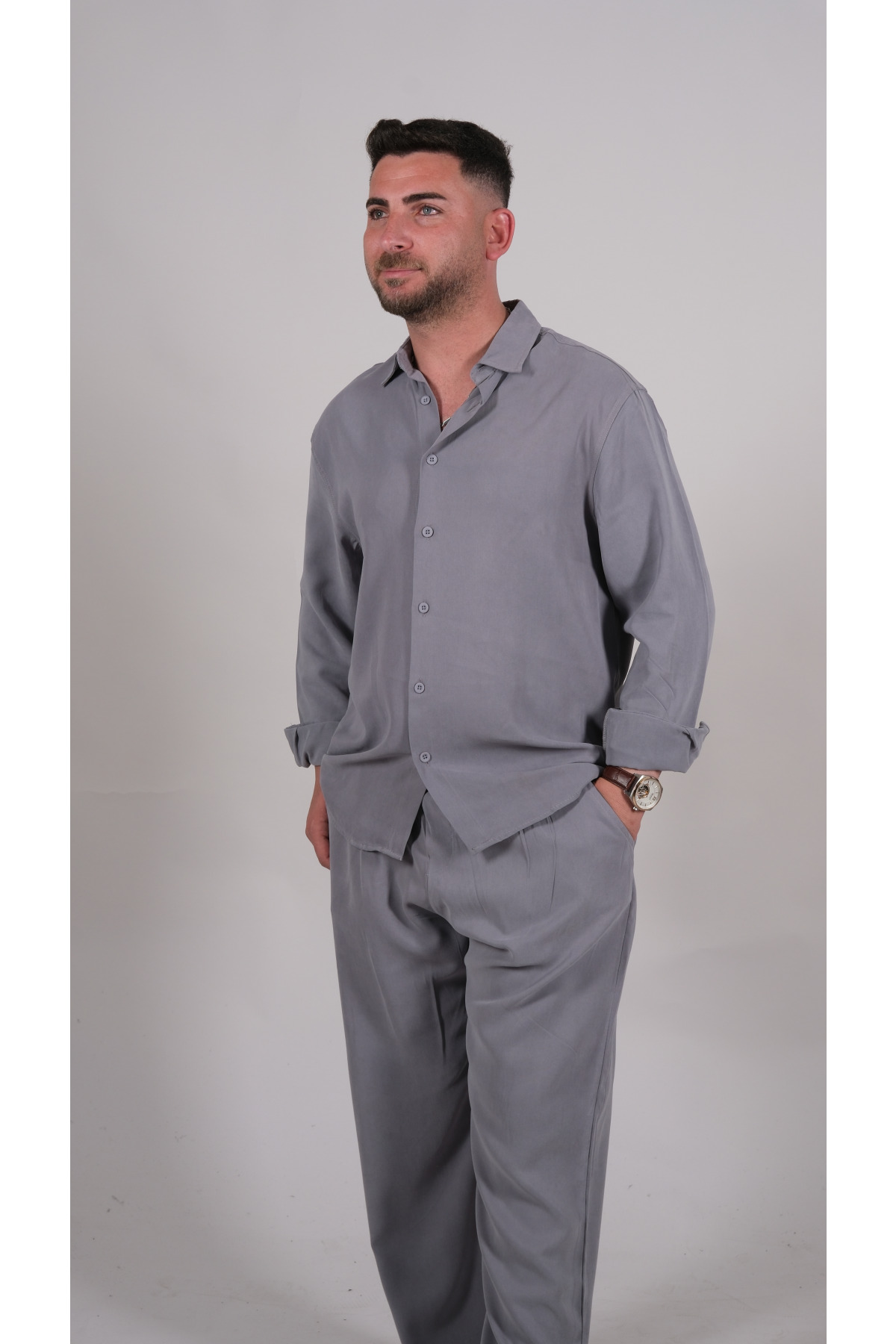 MODAL PANTOLON GRİ