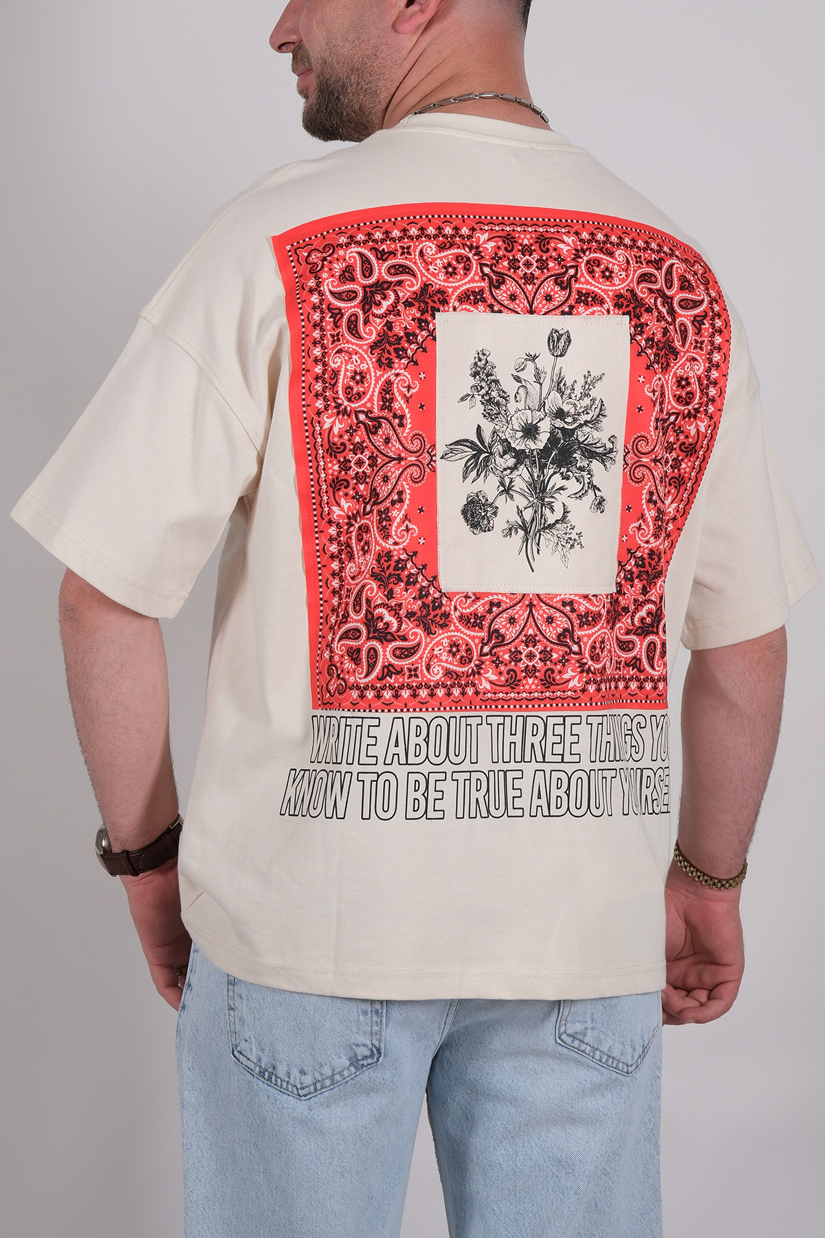 25Y127 T-SHİRT EKRU