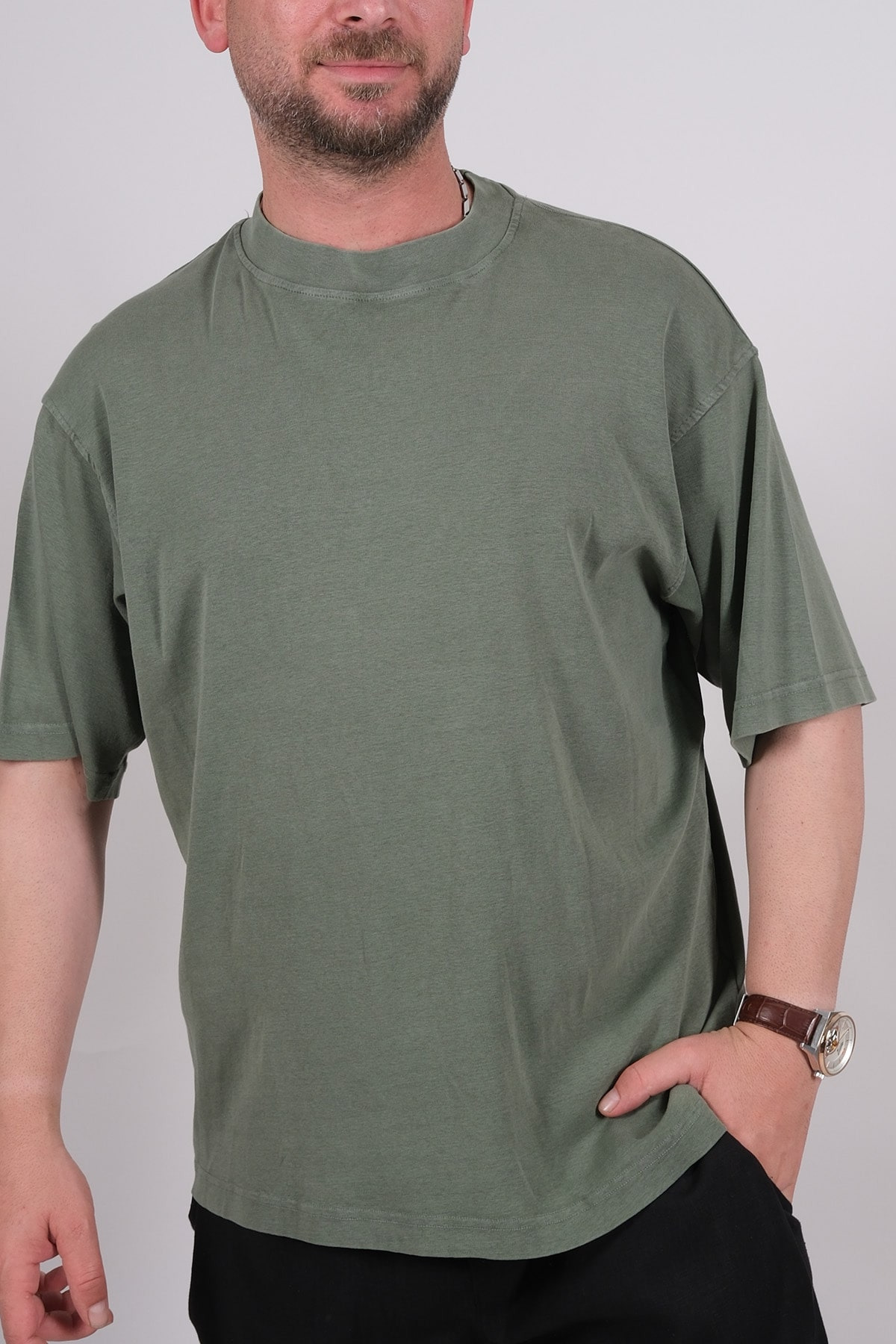 25CY-69 YIKAMALI T-SHİRT HAKİ